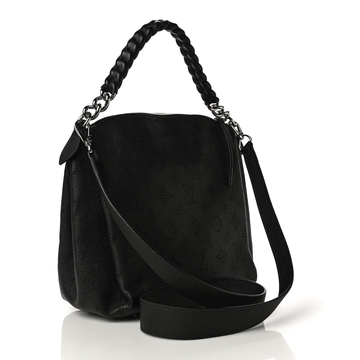 Louis Vuitton Mahina Babylone Chain BB Black 3 of 15