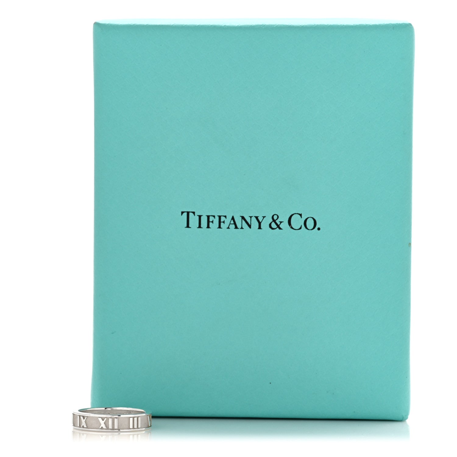Tiffany Sterling Silver Narrow Atlas Ring 49 4.75 6 of 6
