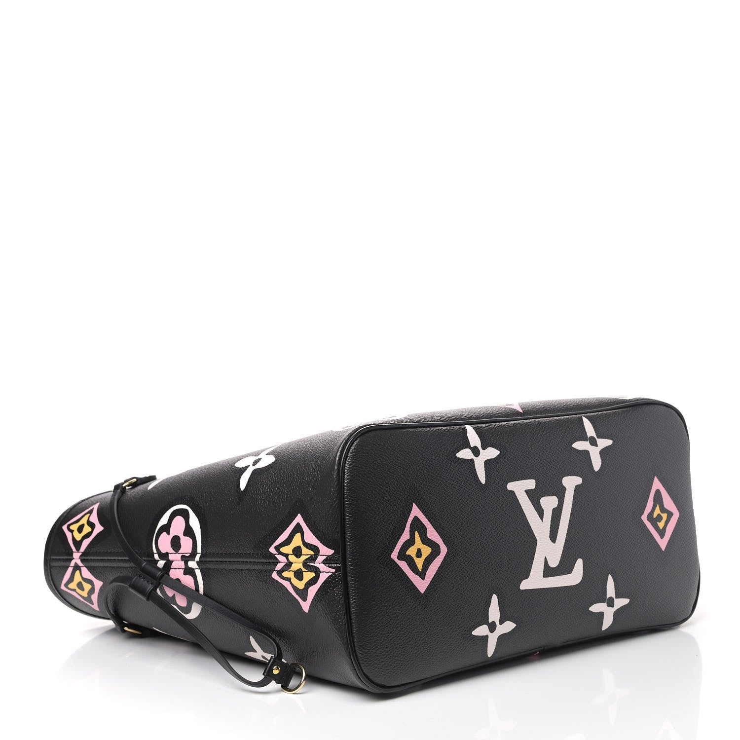 Louis Vuitton Monogram Giant Wild At Heart Neverfull MM Black 3 of 4