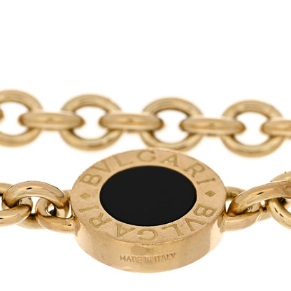 Bulgari 18K Yellow Gold Onyx BVLGARI BVLGARI Station Bracelet 3 of 3