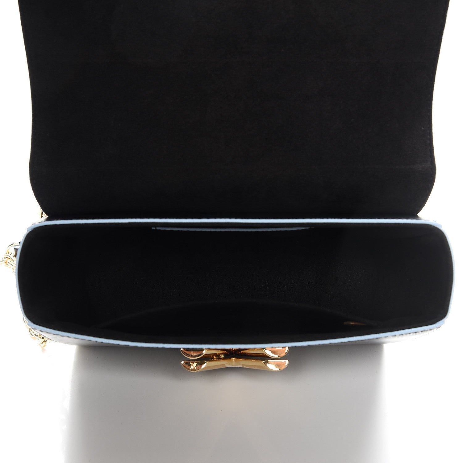 Louis Vuitton Epi Blooming Flowers Twist Shoulder Bag MM Black 6 of 8