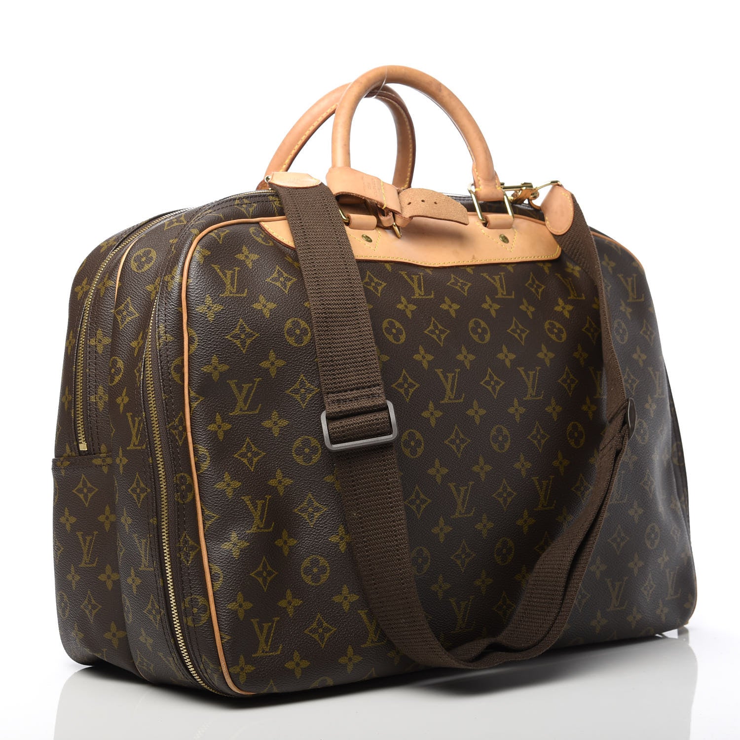 Louis Vuitton Monogram Alize 2 Compartment Luggage Travel Bag 2 of 16