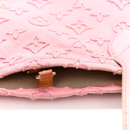 Louis Vuitton Monogram Denim Neverfull MM Rose 11 of 17