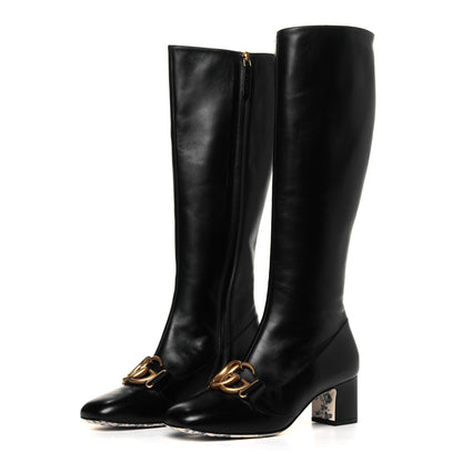 Gucci Malaga Kid GG Victoire 55mm Boots 37 Black 3 of 5