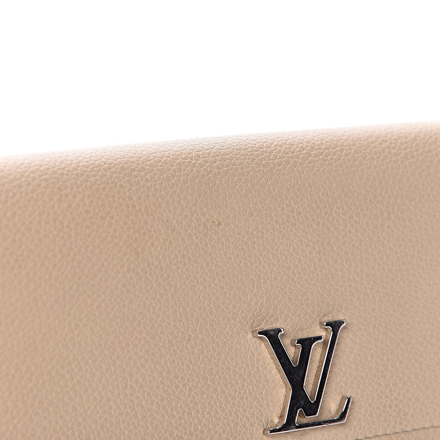 Louis Vuitton Calfskin Lockme II Wallet Vanille Black 11 of 14