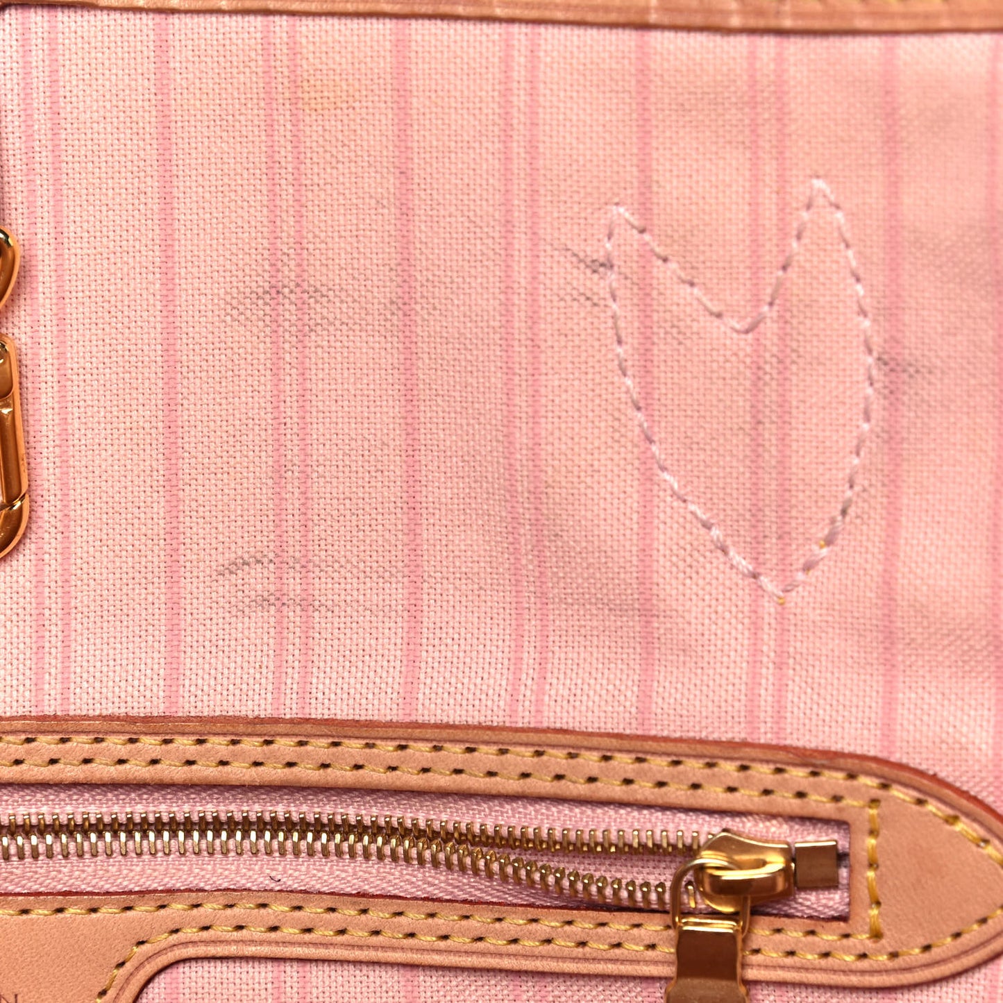 Damier Azur Neo Neverfull MM Rose Ballerine