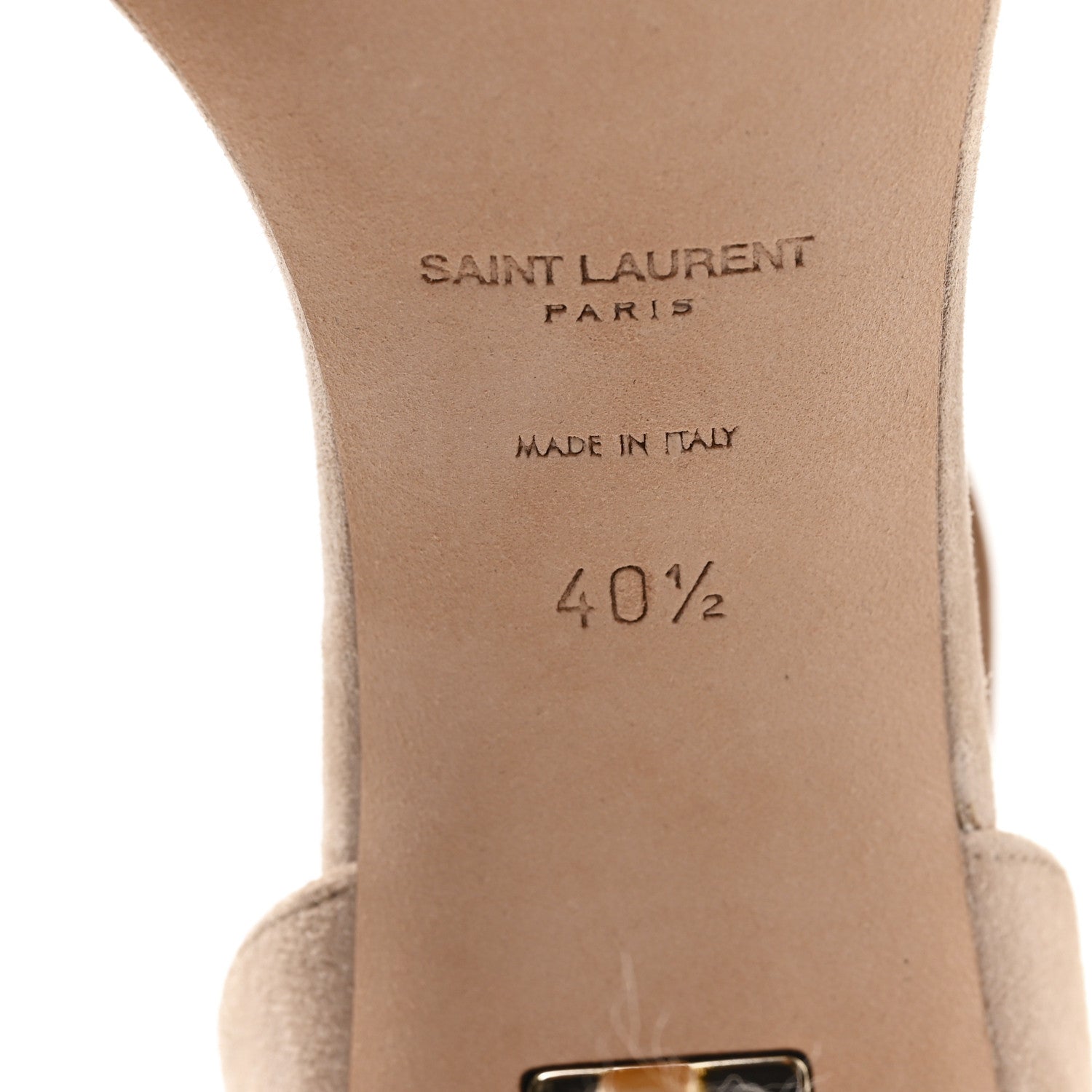 Saint Laurent Suede Calfskin Opyum 85 Sandals 40 Misia 7 of 11