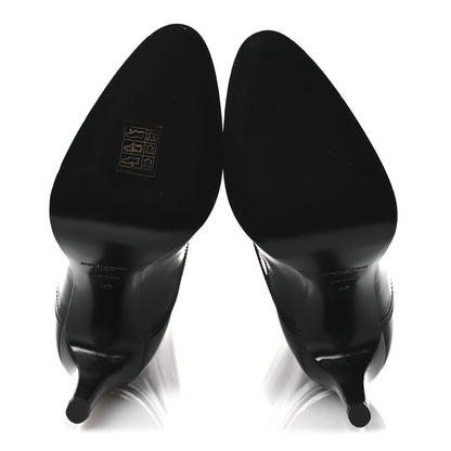Saint Laurent Patent Calfskin Diane 100 Boots 39 Black 7 of 10