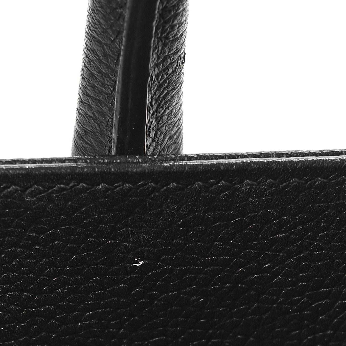Calfskin Cerf Executive Shopper Tote Black