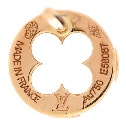 Louis Vuitton 18K Yellow Gold Empreinte Ear Studs Earrings 4 of 5