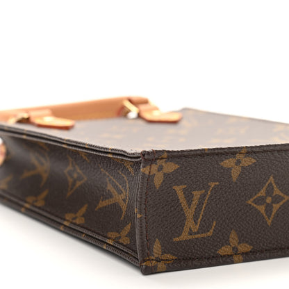 Louis Vuitton Monogram Petit Sac Plat 8 of 10