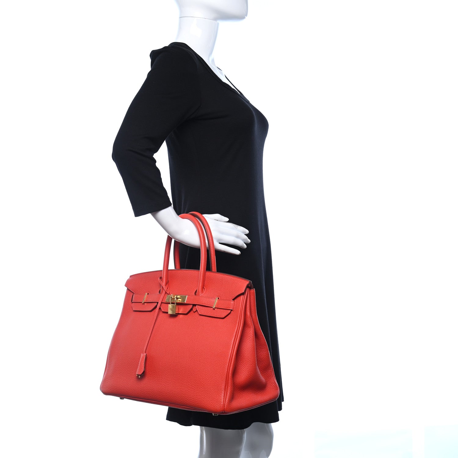Hermes Togo Birkin 35 Capucine 2 of 11