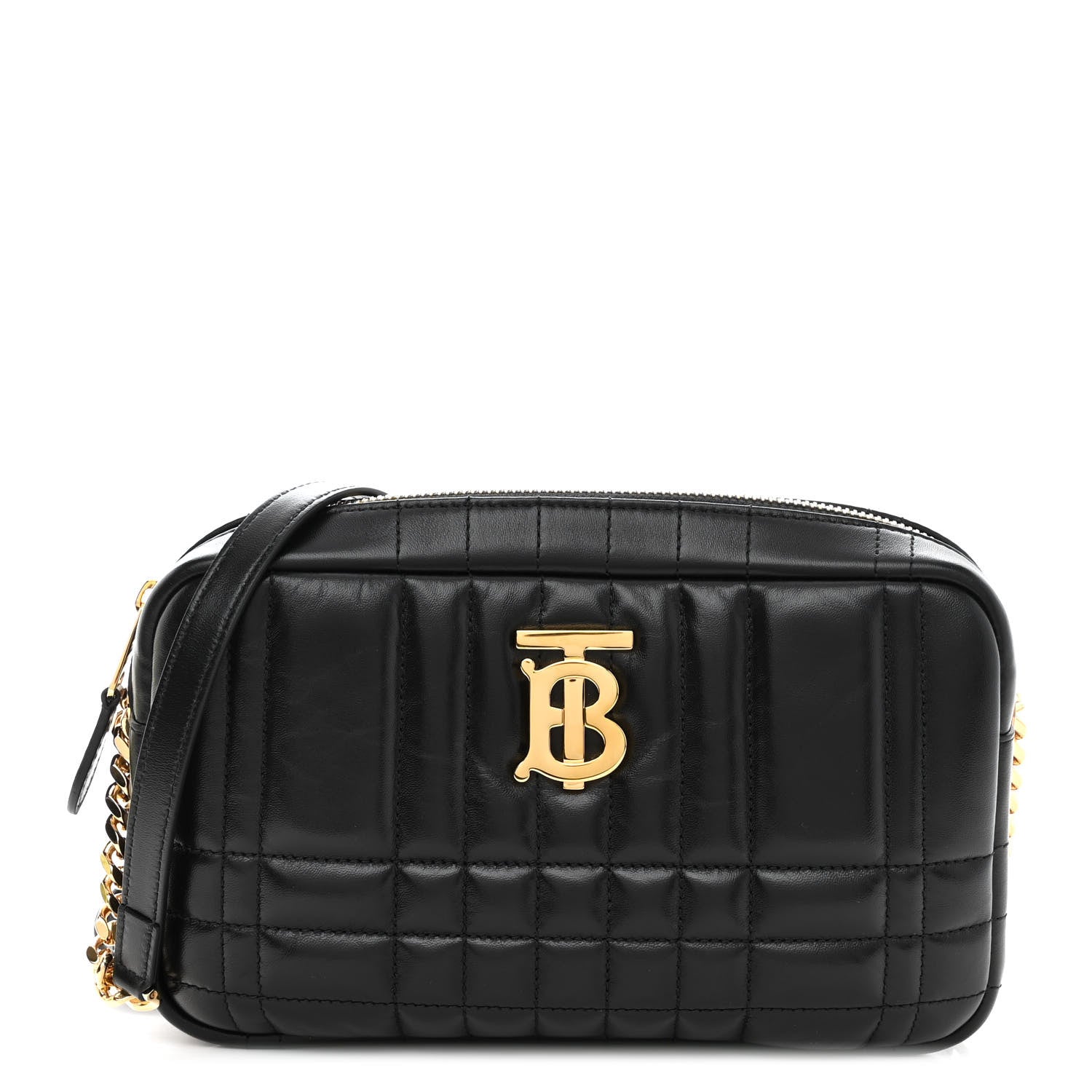 Burberry Calfskin Quilted Small Lola Camera Bag Black 1 of 9