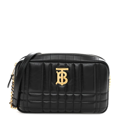 Burberry Calfskin Quilted Small Lola Camera Bag Black 1 of 9