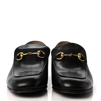 Gucci Goatskin Mens Horsebit Loafers 8 Black 2 of 9