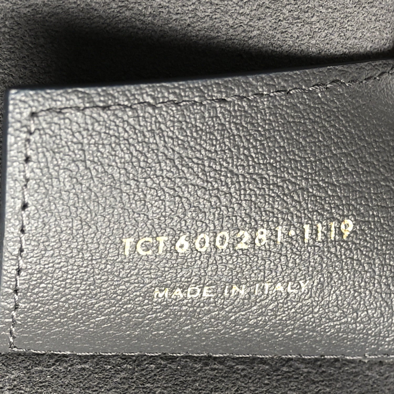 Saint Laurent Calfskin Large Shopping Tote Asphalt 8 of 12