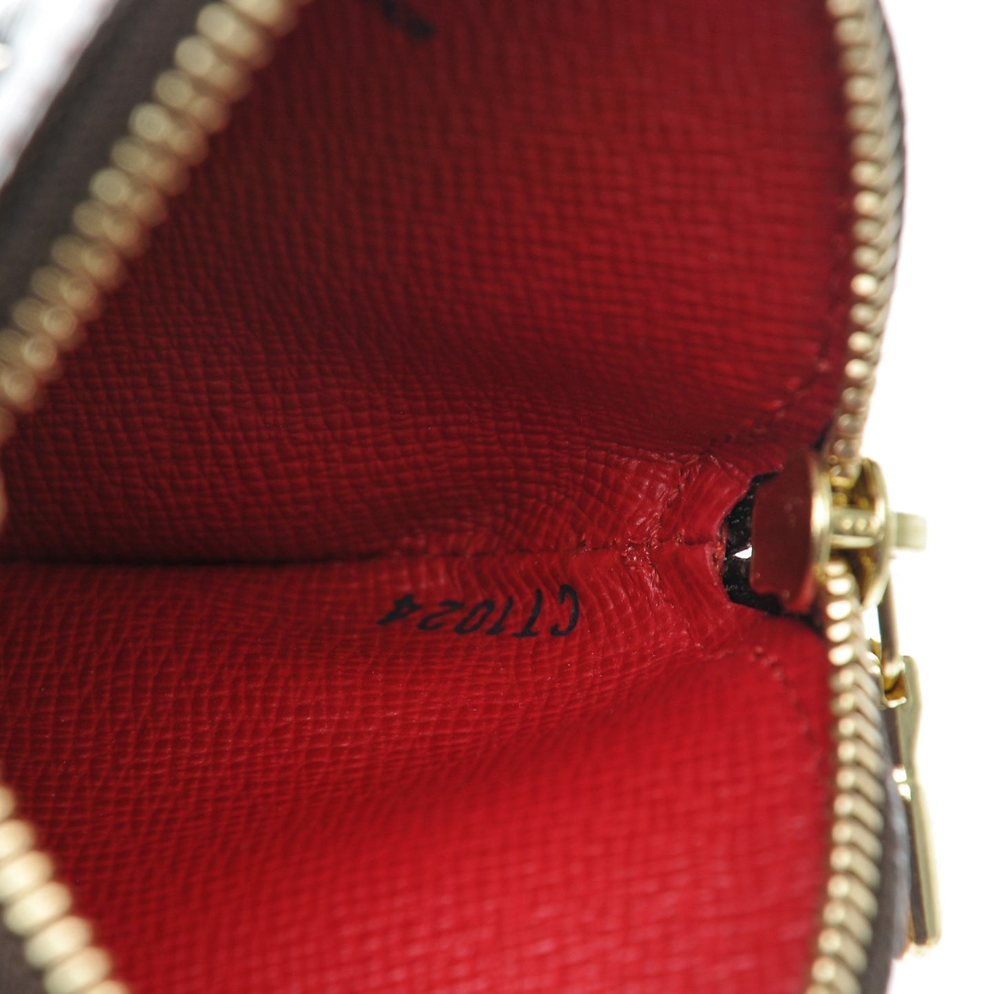 Monogram Cerises Round Coin Purse
