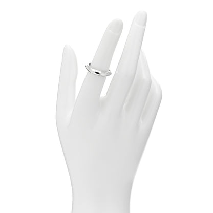 Tiffany Platinum 4mm Knife Edge Band Ring 51 5.75 2 of 4