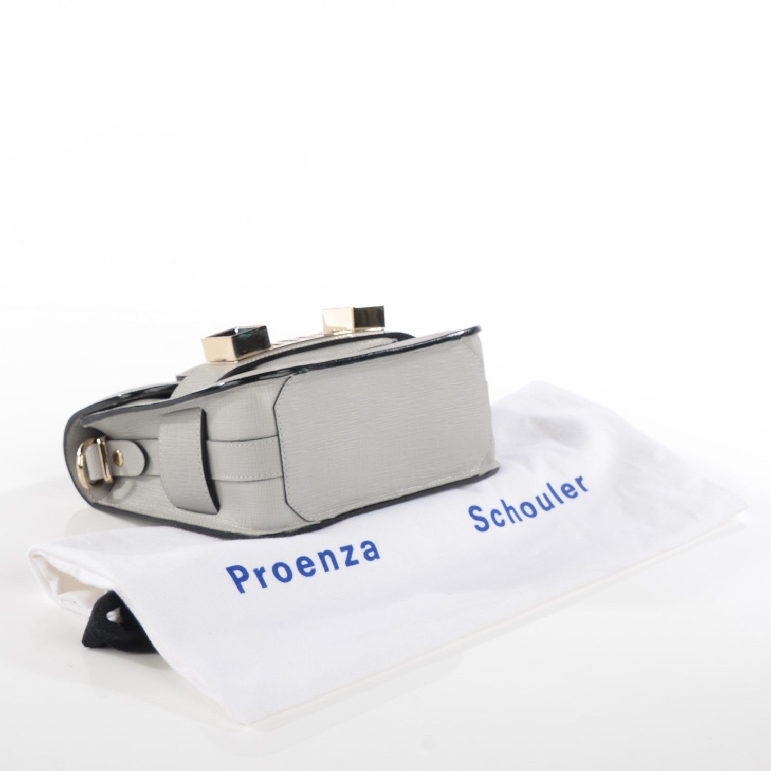 Proenza Schouler Saffiano PS11 Tiny Shoulder Bag Icy Pearl 4 of 11