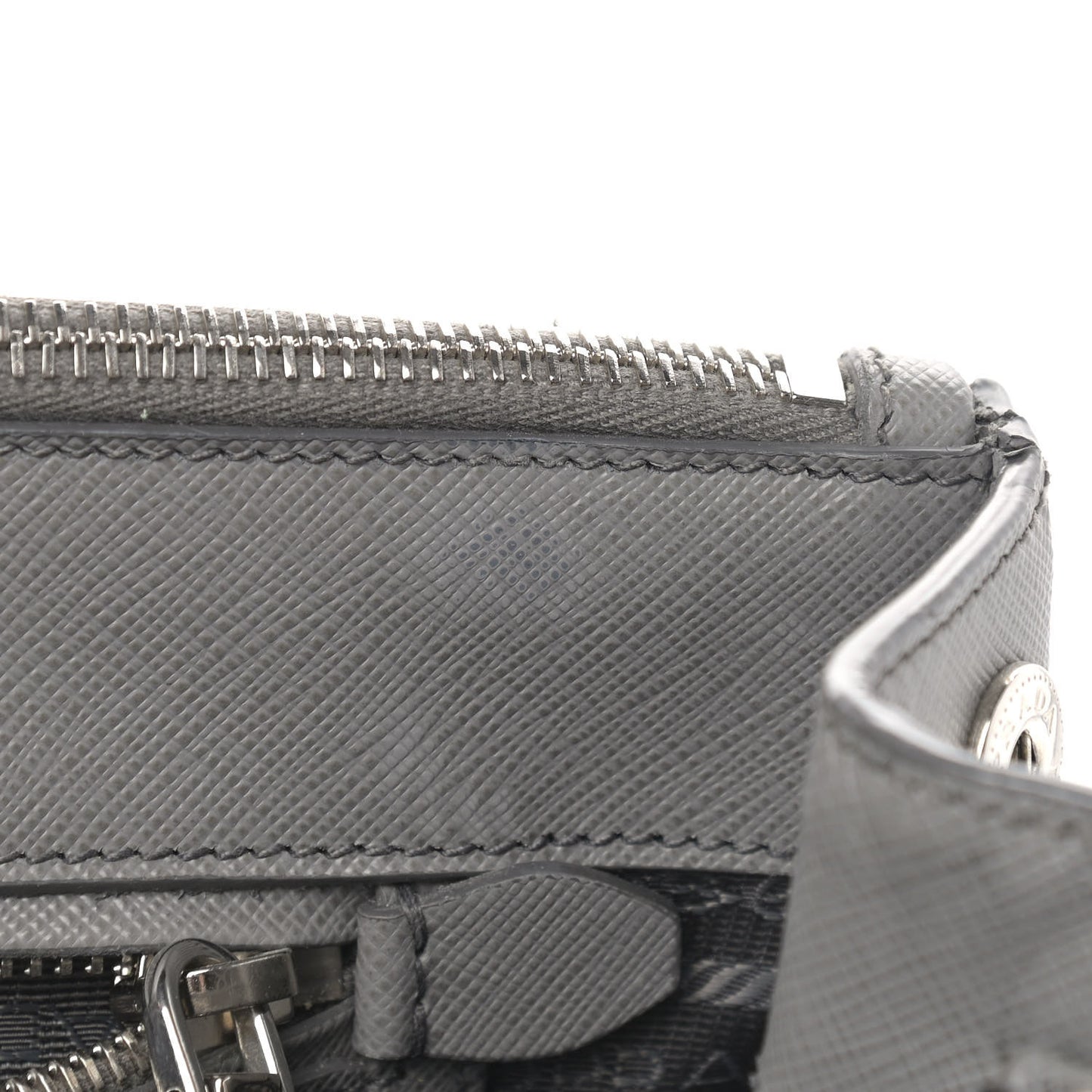 Saffiano Medium Galleria Double Zip Tote Marmo