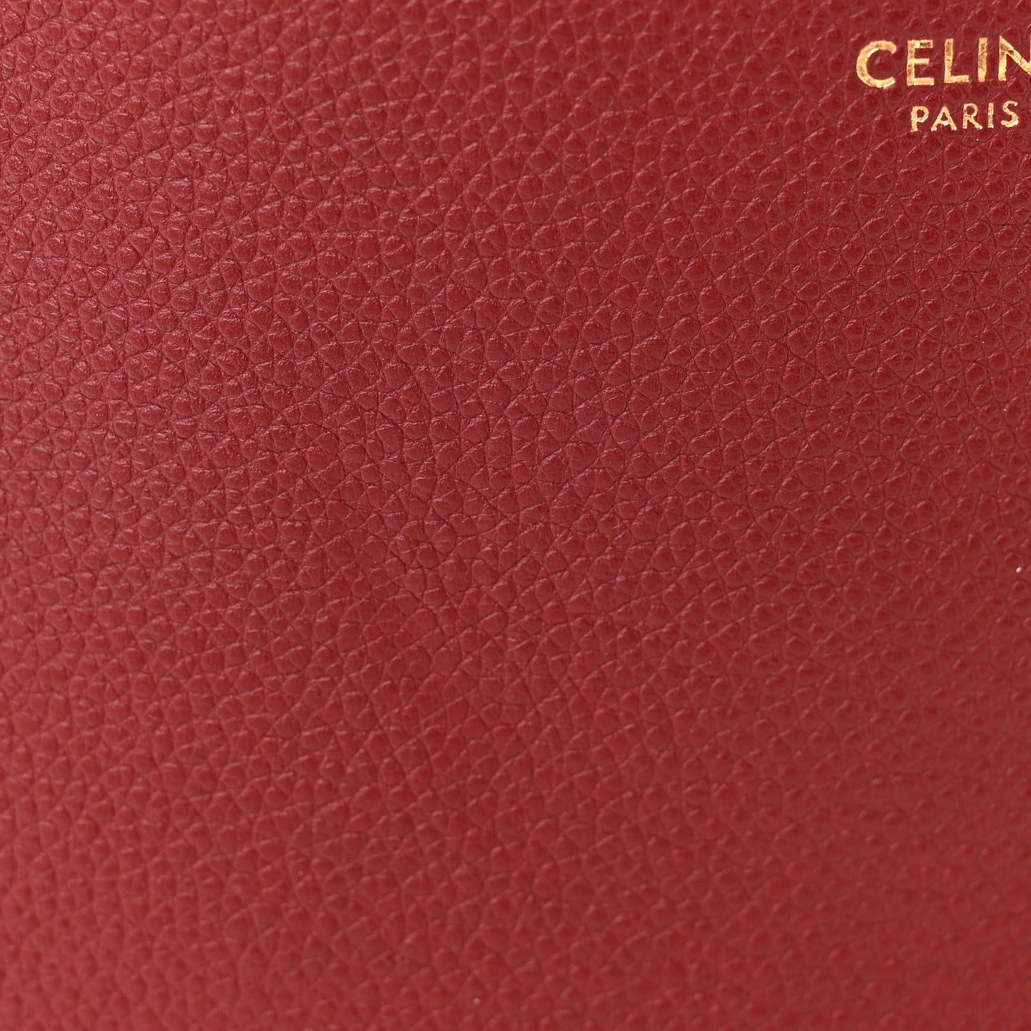 Soft Grained Calfskin Sangle Bucket Bag Light Burgundy