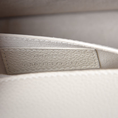 Saint Laurent Calfskin Medium Monogram Sunset Dove White 7 of 7