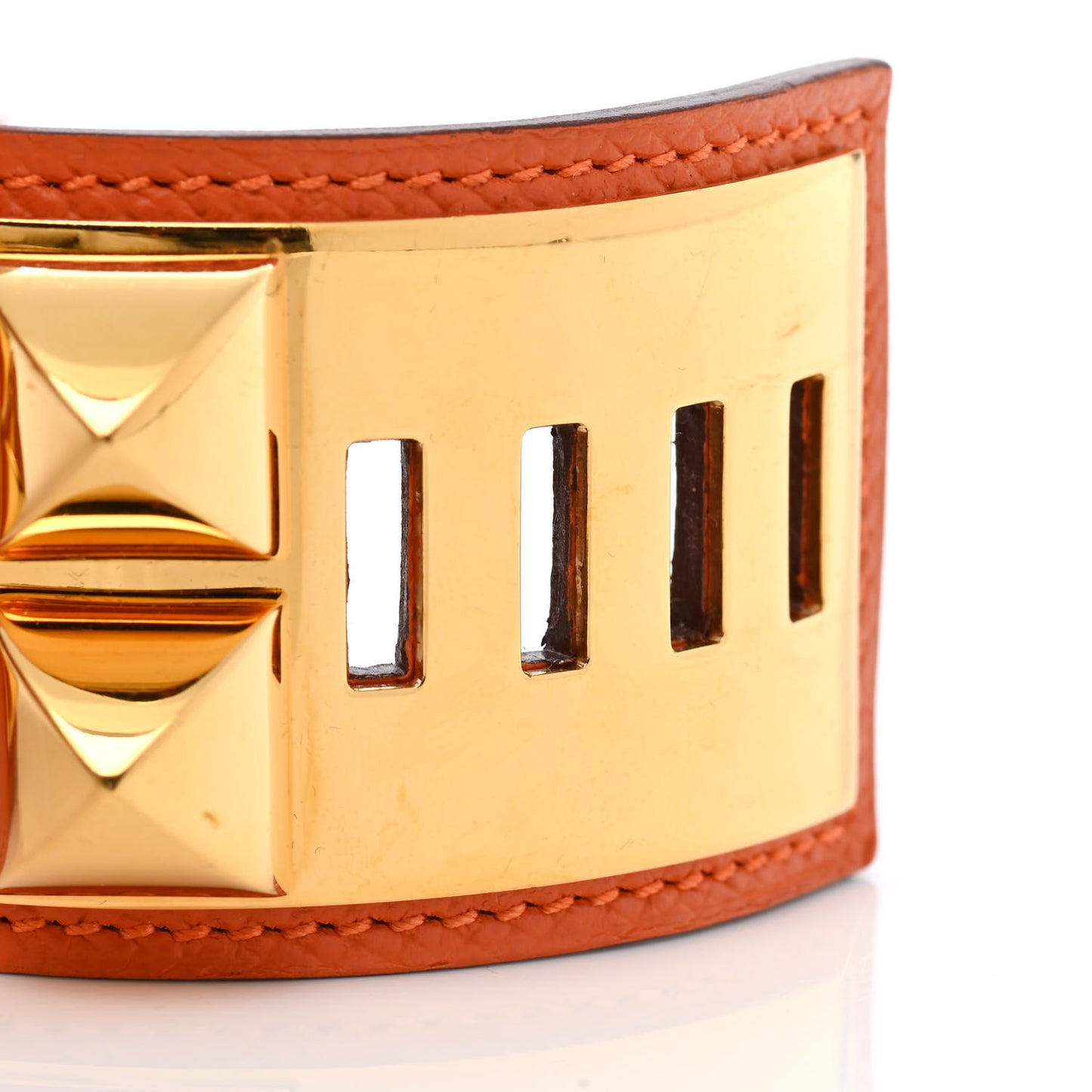 Epsom Collier de Chien CDC Bracelet S Orange