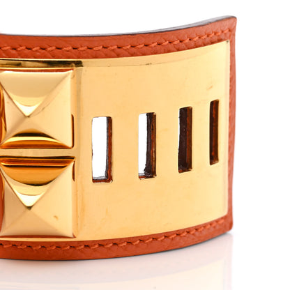 Hermes Epsom Collier de Chien CDC Bracelet S Orange 7 of 8