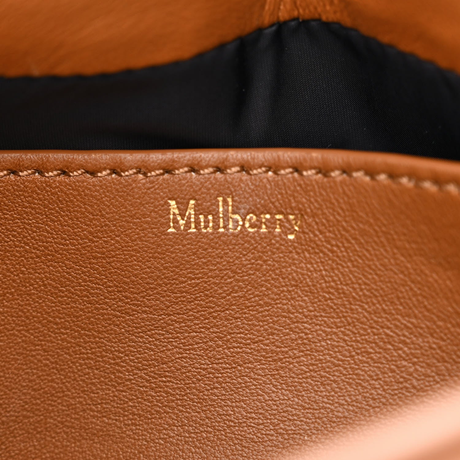 Mulberry Nappa Pillow Quilted Little Softie Bag Tobacco Brown 6 of 13