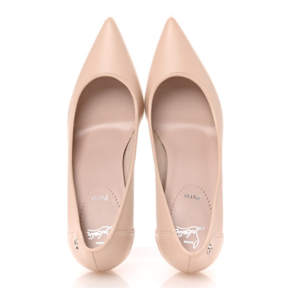 Christian Louboutin Nappa Sporty Kate 85 Pumps 37 Leche 2 of 9