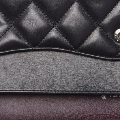 Chanel Lambskin Quilted Jumbo Double Flap Black 10 of 12