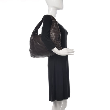 Bottega Veneta Nappa Intrecciato Large Veneta Hobo Ebano 2 of 11