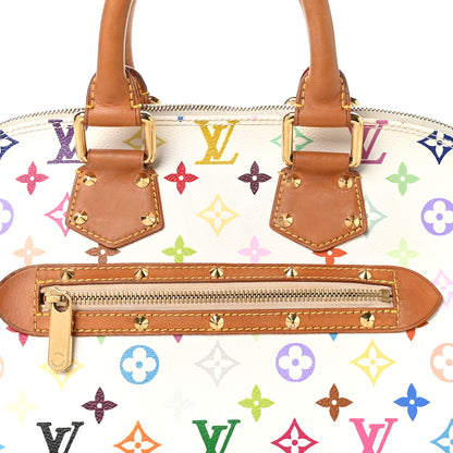 Louis Vuitton Monogram Multicolor Alma White 9 of 13