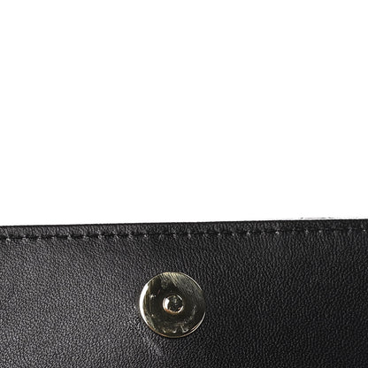 Chanel Lambskin Quilted CC Hook Card Holder Black 11 of 13