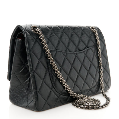 Chanel Aged Calfskin Quilted 2.55 Reissue 226 Flap Black 3 of 10