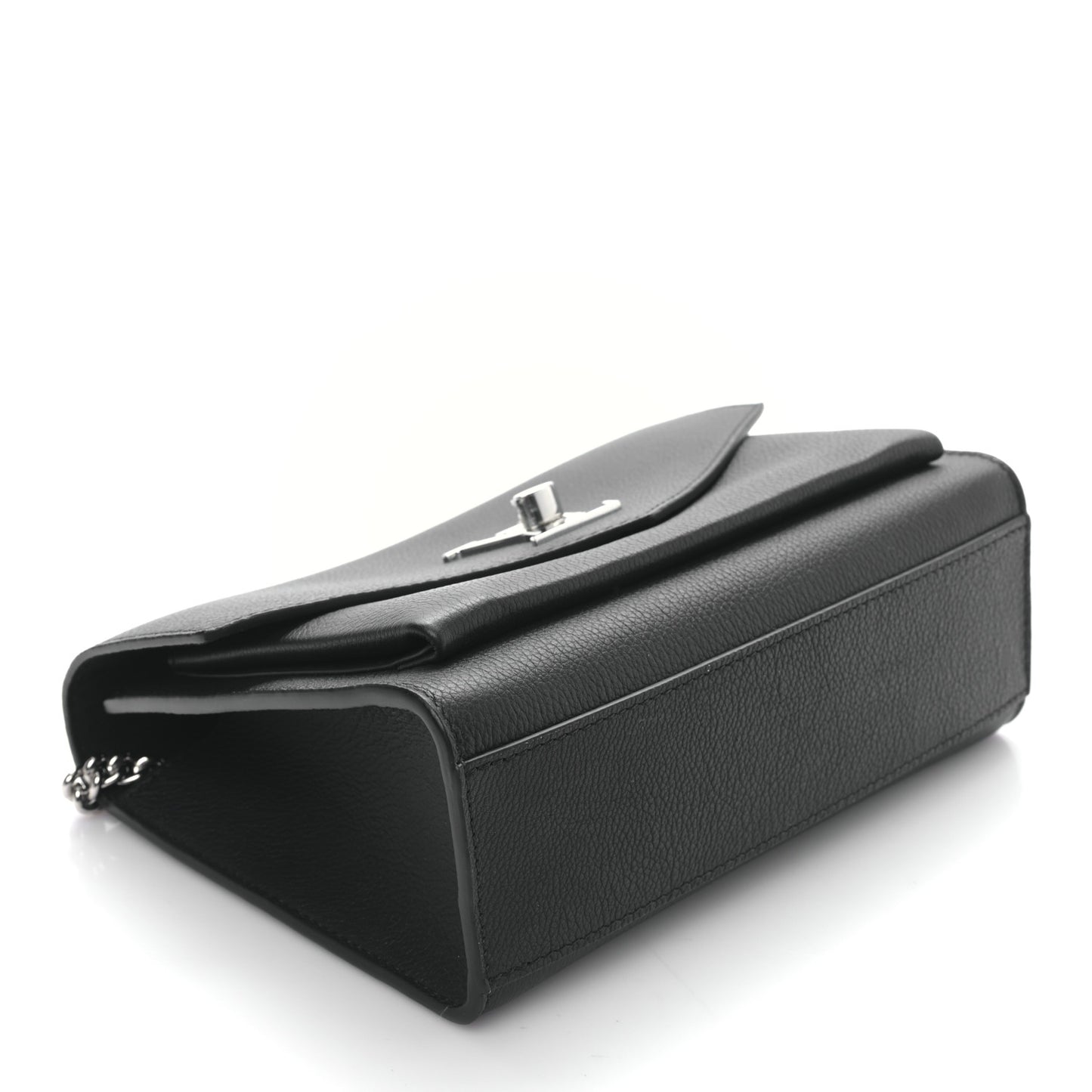 Soft Calfskin Mylockme Chain Bag BB Black