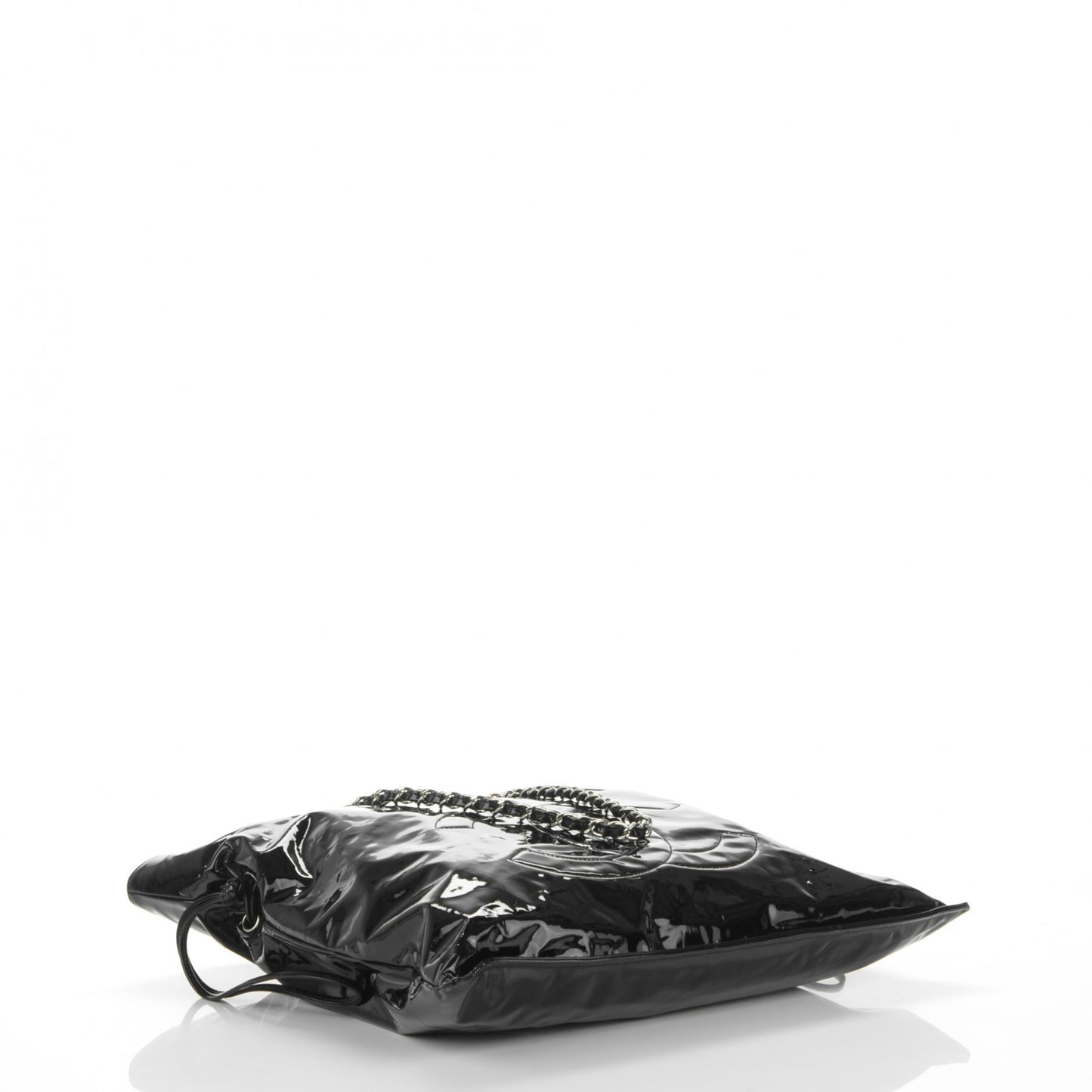 Patent Bonbons Shopper Tote Black