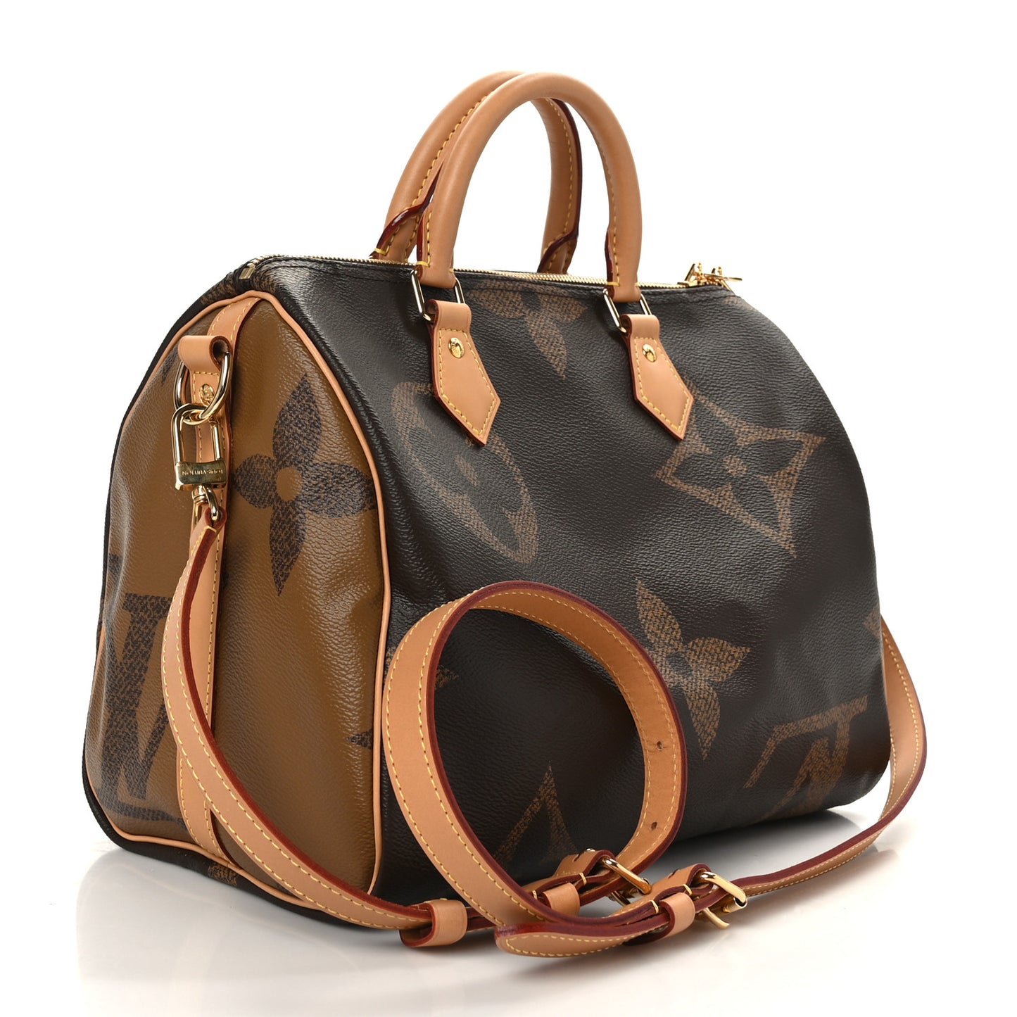 Reverse Monogram Giant Speedy Bandouliere 30