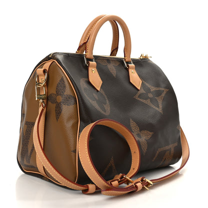 Louis Vuitton Reverse Monogram Giant Speedy Bandouliere 30 6 of 12