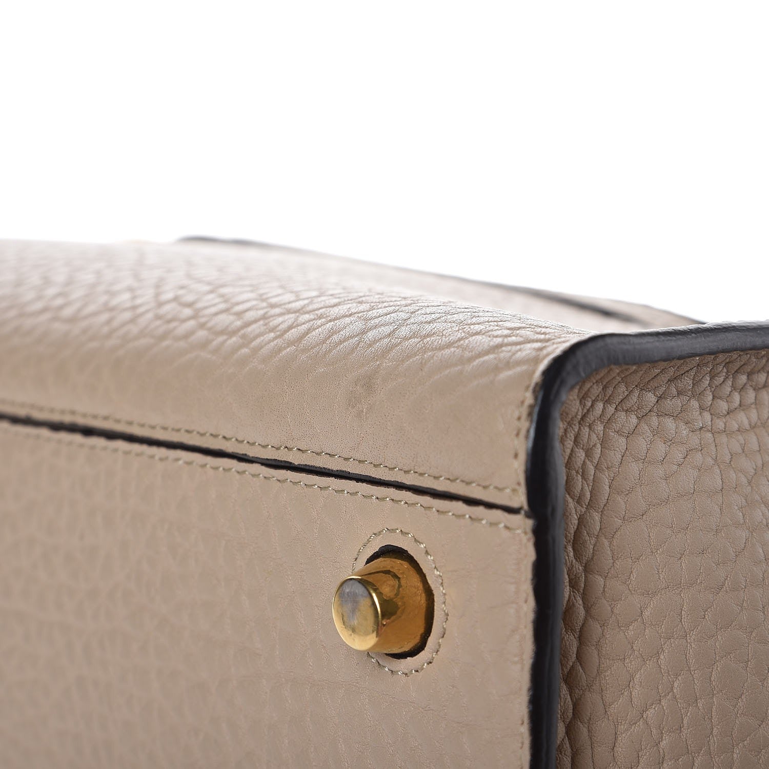 Celine Bullhide Calfskin Small Ring Bag Dune 11 of 16