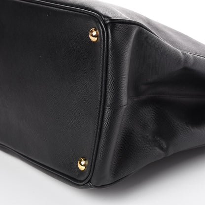 Prada Saffiano Lux Extra Large Galleria Double Zip Tote Black 10 of 10