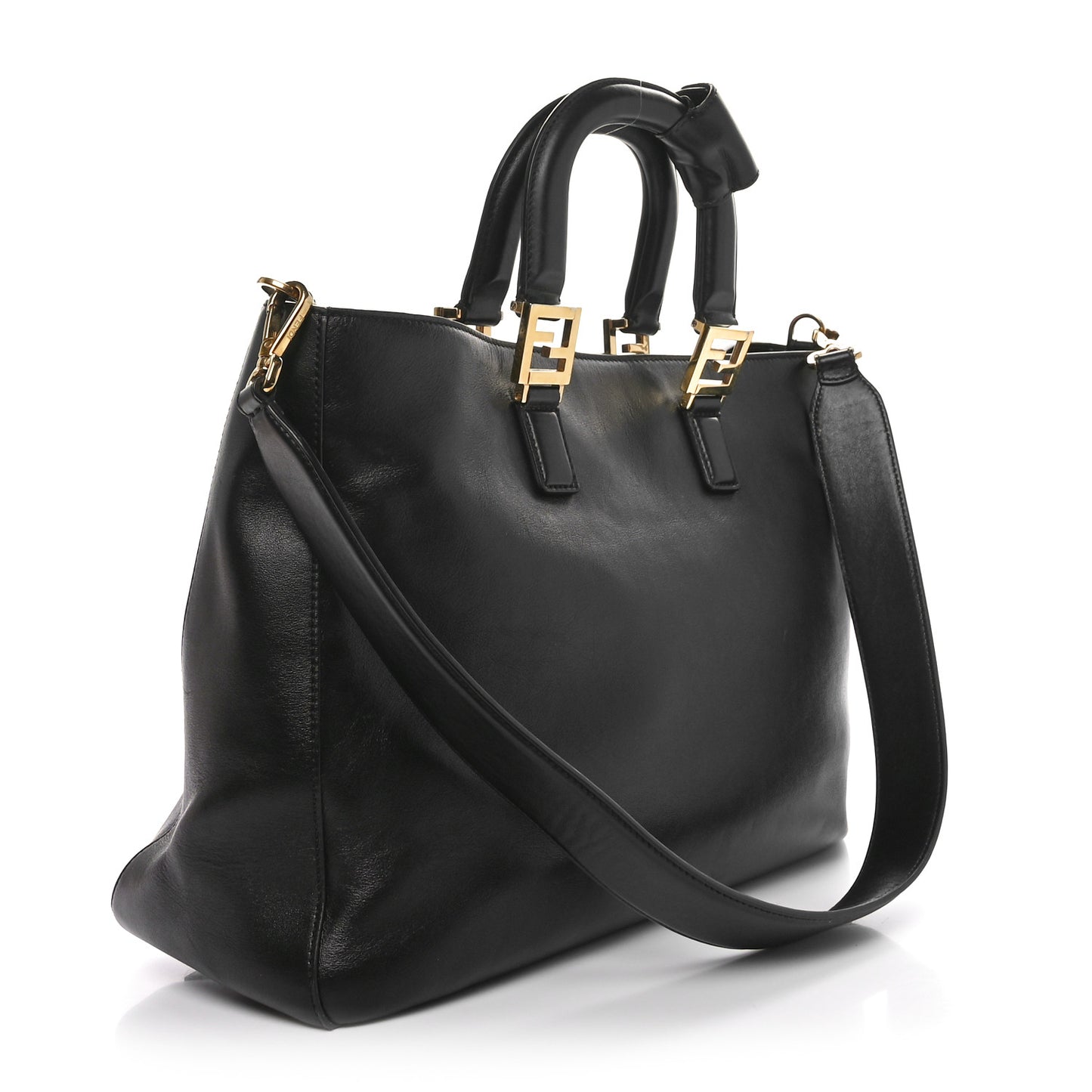 Vitello Glacier Medium FF Tote Black