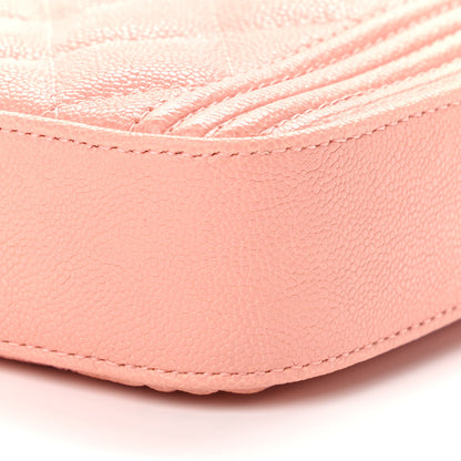 Chanel Caviar Quilted Small Boy Clutch With Chain Light Pink 12 of 13