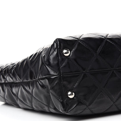 Chanel Vinyl Quilted Large In The Business Tote Black 6 of 11