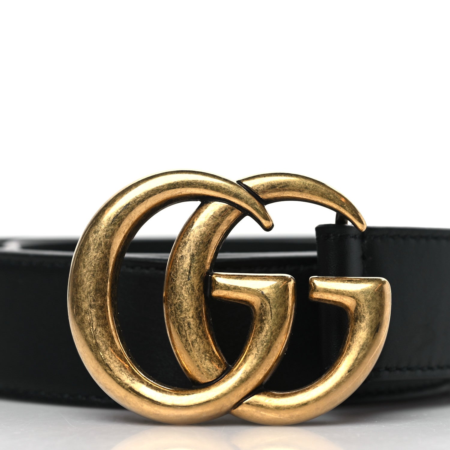 Gucci Calfskin Double G 30mm Belt 80 32 Black 2 of 5