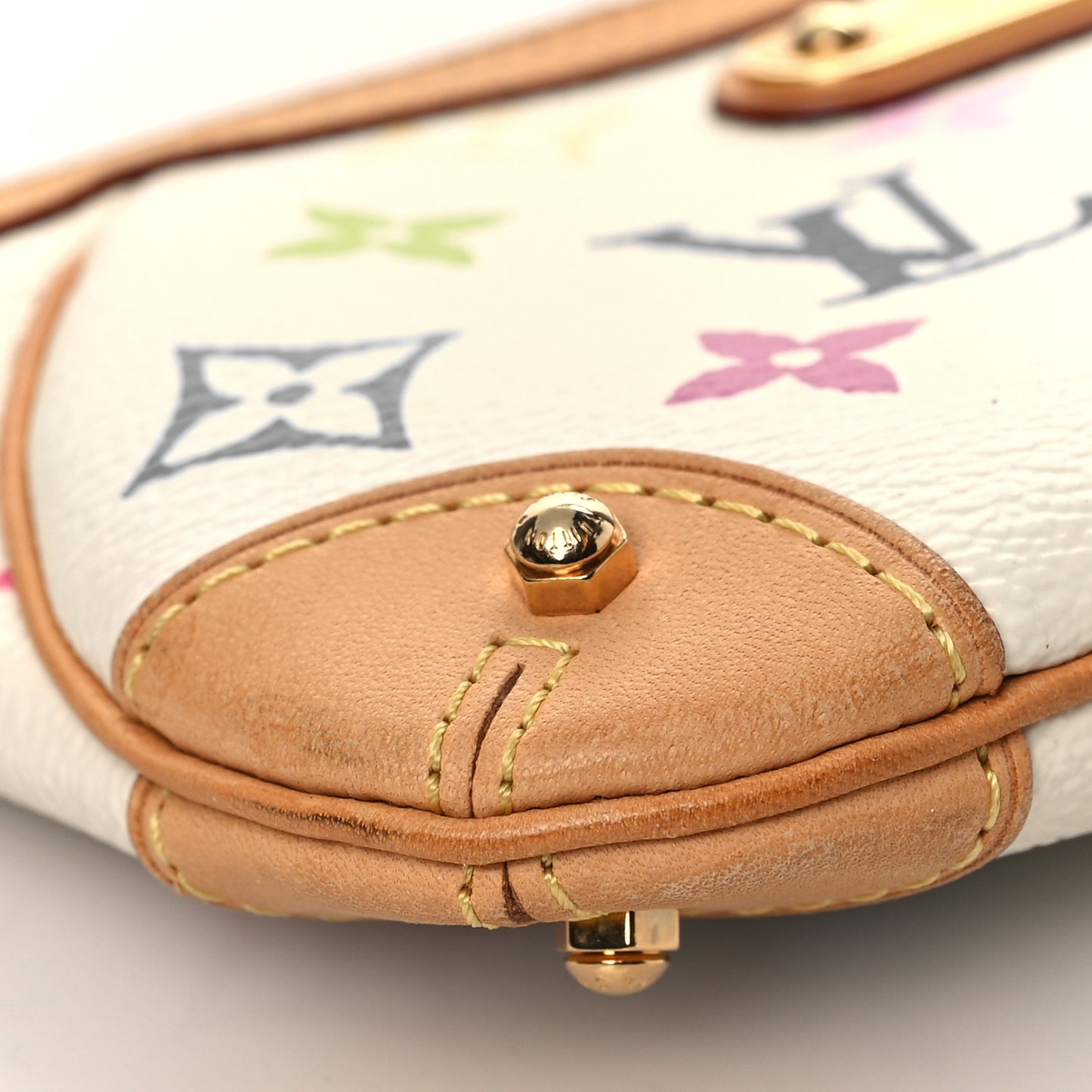 Monogram Multicolor Pochette Milla MM White