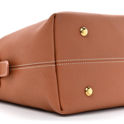 Louis Vuitton Grained Calfskin Low Key Hobo MM Cognac 9 of 13
