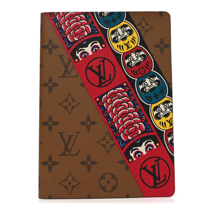 Louis Vuitton Reverse Monogram Kabuki Stickers Clemence Notebook 1 of 6