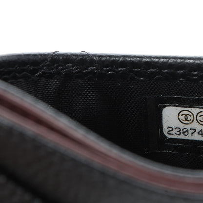 Chanel Caviar Quilted Card Holder Black 8 of 9