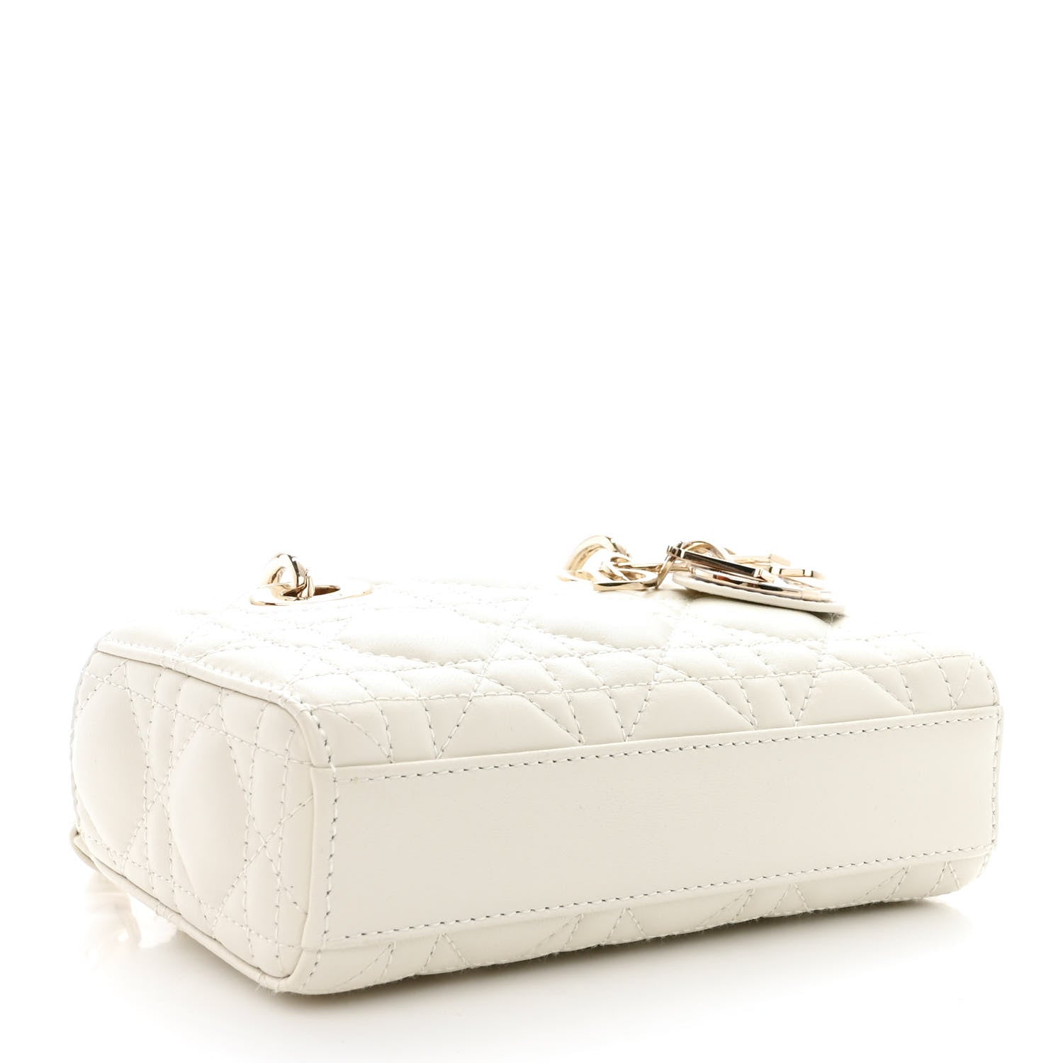 Christian Dior Lambskin Cannage Micro Lady D-Joy Latte 5 of 11